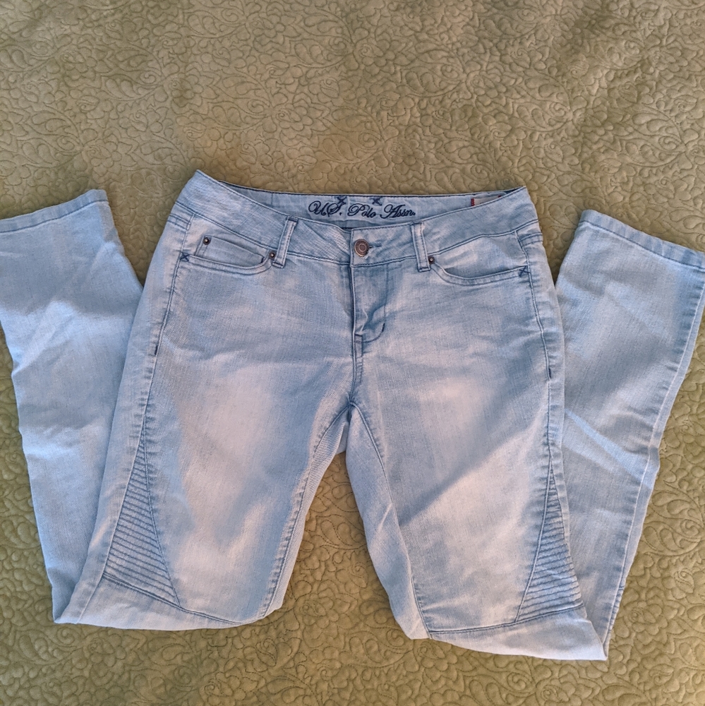 U.S. Polo Assn. Whitewash skinny jeans Sz 5/6 regular
